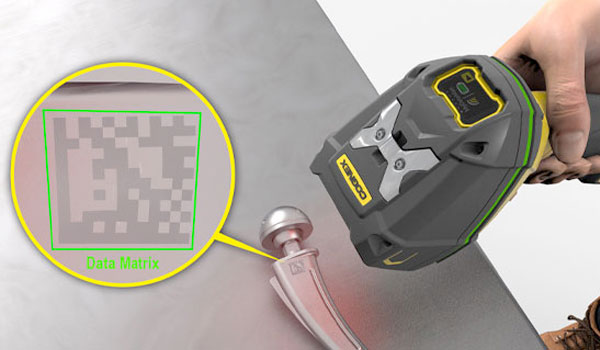 Data Matrix code marking and scanning