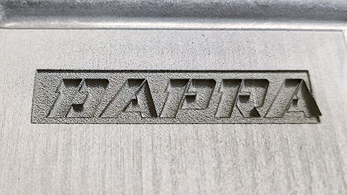 Deep engraving metal with a fiber laser marker