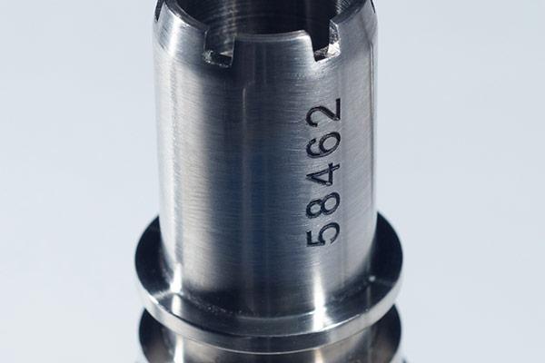 Deep, precise marking on small components